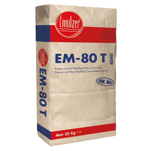 EM 80 T - Polymer and Fiber Modified Coarse Repair Mortar
